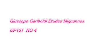 Giuseppe Gariboldi Etudes Mignonnes OP131 NO 4 [upl. by Skolnik695]