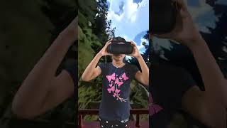 Roller Coaster mobile VR game gameplay in IRUSU VR Headset [upl. by Brier]