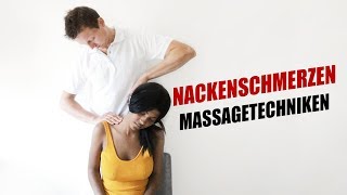 Partnermassage bei Nackenschmerzen [upl. by Karole]