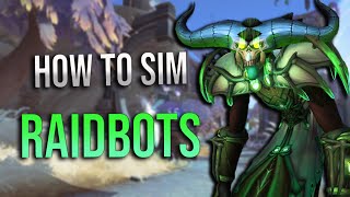 How To Sim Your Character Using Raidbots Best Gems Enchants Gear and Profiles Explained [upl. by Blasius59]