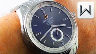 2018 Breitling Premier Automatic NO DATE Vintage Reissue A37340351B1P1 Luxury Watch Review [upl. by Nediarb82]