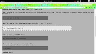 Instalar compilador de CC no linux aula 33 [upl. by Yehudi]