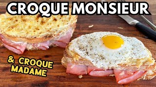 Croque Monsieur and Madame  HIGHLY REQUESTED by Viewers  French Ham and Cheese Sandwich [upl. by Souza]