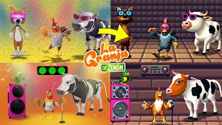 🐔LOS IMITADORES DE LA GRANJA PIXELADOS COMO LA VACA LOLA Y EL GALLO BARTOLITO Luma Dream Machine [upl. by Refotsirhc]