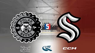 Polar Beers v Swoopy Boiz  Div 5  24th October  IceHQ Rec League ice hockey [upl. by Sofko757]