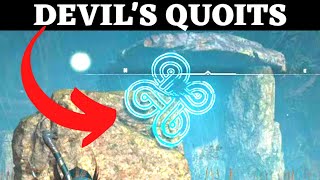 Devils Quoits Valhalla Standing Stones Puzzle Glowcestrescire Devils AC Assassins Creed Valhalla [upl. by Ahsikahs]