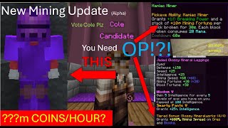 NEW Abilities are INSANE  Hypixel Skyblock Mining Update [upl. by Skip]