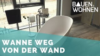 Badezimmer planen freistehende Badewannen  Mittelpunkt im Badezimmer [upl. by Ariom]