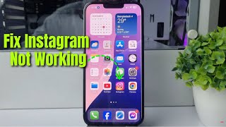 How to Fix Instagram Not Working on iPhone [upl. by Yesdnil861]