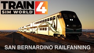 Train Sim World 4  Railfanning Metrolink at San Bernardino Station [upl. by Ogires]