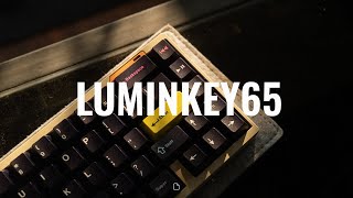 Luminkey65  PC Plate  Gateron Sylva Switch  GMK Future Funk Keycap  Sound Test [upl. by Peatroy]