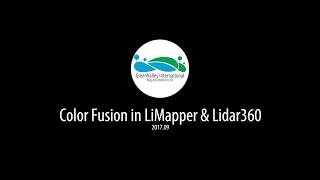 LiMapper and LiDAR360  Fuse RGB imagery with LiDAR point cloud LiMapper and LiDAR360 [upl. by Taima]