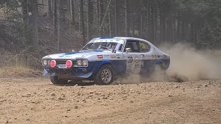 12ème rallye terre de Lozère 2023 VHC ES1 et 4 show [upl. by Cirtemed]