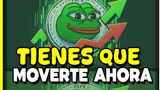 NOTICIAS DE PEPE 🔥TIENES QUE MOVERTE AHORA PARA SER RICO 🔥🐸  NOTICIA CRIPTOMONEDA HOY [upl. by Aimek436]