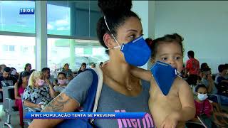 CA  H1N1 População tenta se prevenir  04042018 [upl. by Hebbe]