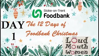 Day 1 of Stoke on Trent Foodbanks The 12 Days of Foodbank Christmas [upl. by Amaryl]