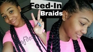 How To FEED IN BRAIDS [upl. by Ulda963]