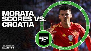 When Alvaro Morata feels love from the fans HE WILL SCORE  Ale Moreno  ESPN FC [upl. by Larrej]