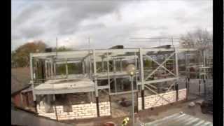 Time lapse video of the new build at Montrose School in Leicester [upl. by Ennaihs753]