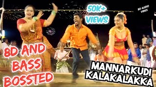 Mannarkudi Kalakalakka  8d and Bass Bossted Song  Vishal  Vidyasagar 8d bassboosted [upl. by Sonitnatsnoc]