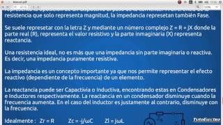 Mini Tutorial de Electrónica 10 Impedancia [upl. by Nnairret959]