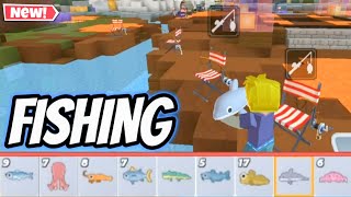 New quotFISHING UPDATEquot In Skyblock Blockman Go [upl. by Noek]