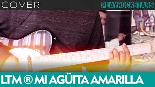 como tocar MI AGÜITA AMARILLA en guitarra LOS TOREROS MUERTOS ⭐️ COVER  ACORDES  RITMO  TABS [upl. by Noyes]