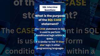 Mastering SQL CASE Statement  Short Tutorial  SQL Interview Questions sql database interview [upl. by Sherrill]