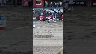 Jackson Hole Rodeo in Wyoming Bull riding [upl. by Macdonald118]