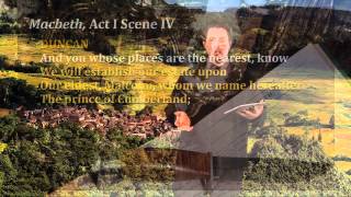 Macbeth Act 1 Scene 4 Analysis [upl. by Ynohtnad]