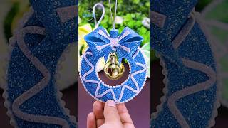 DIY Wreath Ornaments for Christmas Tree Decoration🎄Easy Making at Home christmas shorts craft [upl. by Ofloda]