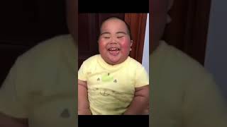 Baby boy laughing 👿trollface trending editshorts [upl. by Tomaso]