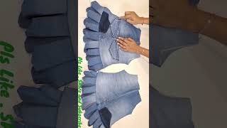 diy reuse outofwaste fashion stitching waste sewing [upl. by Itch]