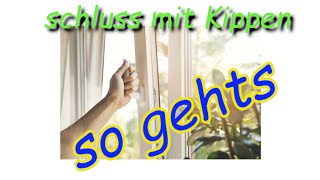 Am Fenster Kippfunktion entfernen blockieren [upl. by Cy]