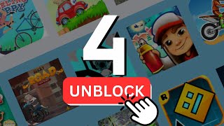 The 4 BEST Unblocked Game Websites for School 2024 [upl. by Normak848]