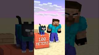 Help Herobrine Cat Jump Long shorts minecraft newupload helpherobrine [upl. by Hanan]