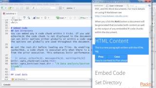 R Data Analysis Solution Generate Reports of Data Analysis with R Markdown amp knitR  packtpubcom [upl. by Airdnax]