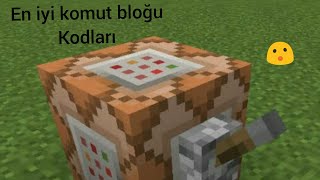 Minecraftta en iyi komut bloğu kodları [upl. by Mayworm]