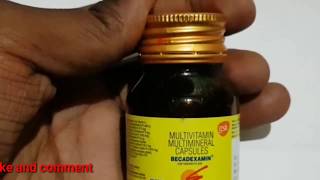 Becadexamin capsules in tamil பயன்பாடுகள் பக்க விளைவுகளை விமர்சனங்கள் முன்னெச்சரிக்கைகள் [upl. by Heda]