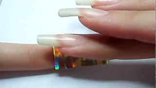 Nail Art Foils Tutorial [upl. by Nomis7]