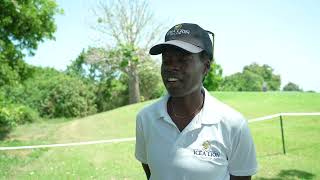 Meet Lakareber Abe the Only East African Golfer at The Ladies European Tour in Vipingo [upl. by Inohtna]