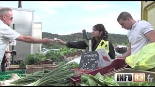 Le marché agricole de producteurs locaux est ouvert à Ollioules [upl. by Yliram]