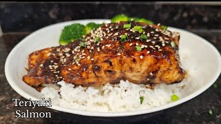 Easy Teriyaki Salmon Bowl [upl. by Ardnos]