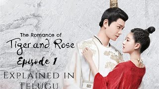 The Romance of Tiger and Rose Episode 1 Explained in Telugu [upl. by Rosy]