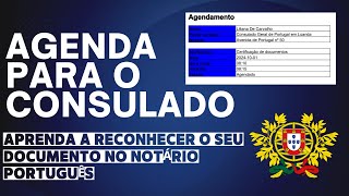 PASSO A PASSO AGENDAMENTO ONLINE NO CONSULADO PORTUGUÊS EM LUANDAPARA RECONHECER O DOCUMENTO✔✔ [upl. by Nickles134]