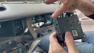 Blend Door Actuator Replacement in a 1997 Lincoln Town Car [upl. by Aennyl]