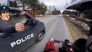 BIKERS VS COPS👮🏻‍♂️ INTENSE 10 MINUTES [upl. by Harriette723]