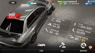 CSR2  Season 216  Prestige Cup  Entire Event Live  Mitsubishi Voltex Lancer Evolution IX [upl. by Georas]