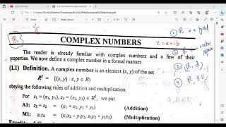 Chapter 01 Complete  BSc Mathematical Methods  Complex Analysis  Lecturer Maths Classes MMBSC EE [upl. by Cumings]