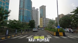 Navi Mumbai Skyline  4K Drive in Sanpada  Well Planned Urban District [upl. by Adnohsad772]